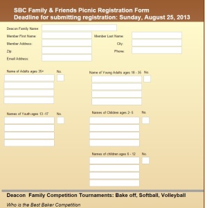 SBC 2013 picnic