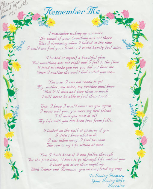 Lorraine - Remember Me